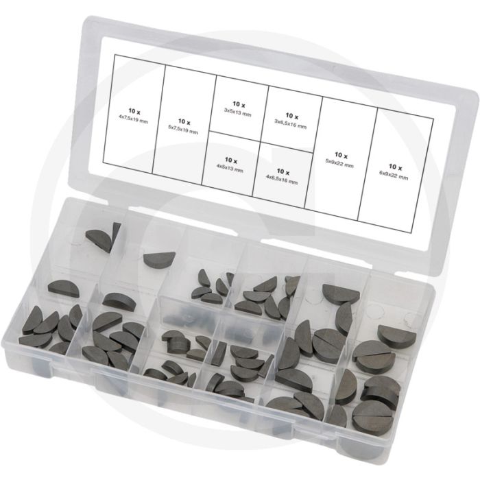 Ks tools assortiment spieën 80-delig in kunststof koffer