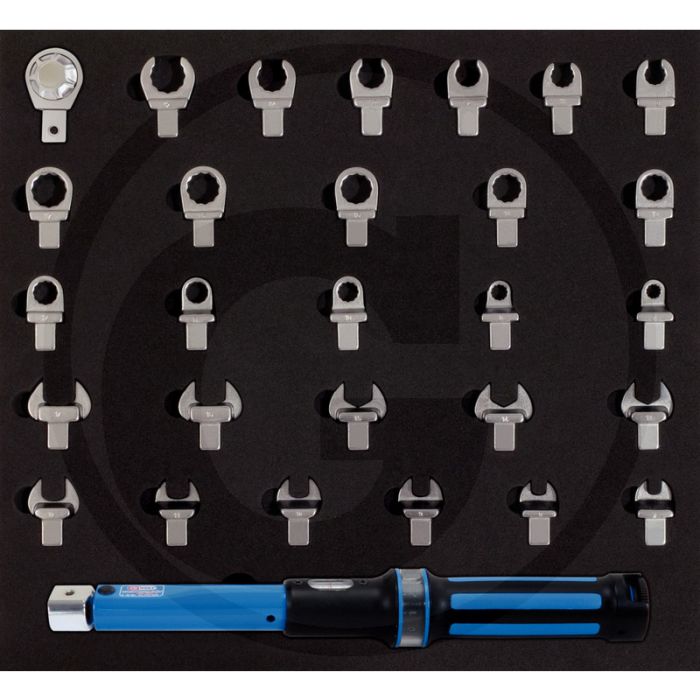 Ks tools 9x12mm moment-sleutel-set, 29-delig - bereik 5-50 nm Ks tools 9x12mm moment-sleutel-set, 29-delig - bereik 5-50 nm