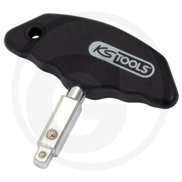 Ks tools 1/4"+3/8" t-greep aandrijfvierkant - ergonomisch ontwerp, 82x13x72mm Ks tools 1/4"+3/8" t-greep aandrijfvierkant - ergonomisch ontwerp, 82x13x72mm