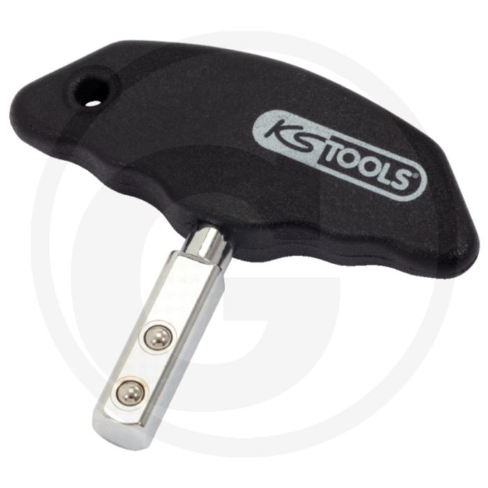 Ks tools 3/8" t-greep aandrijfvierkant - ergonomisch gevormd - 70x13x80mm Ks tools 3/8" t-greep aandrijfvierkant - ergonomisch gevormd - 70x13x80mm