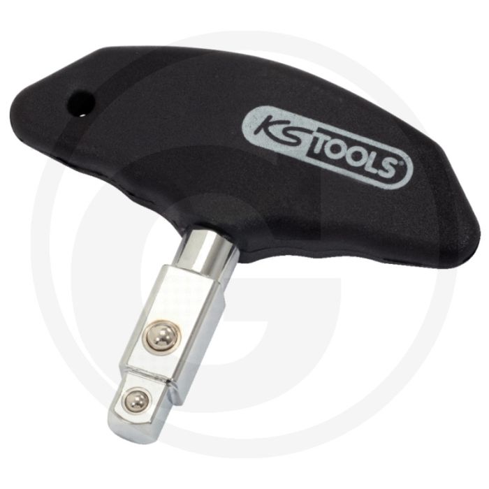 Ks tools 3/8"+1/2" t-greep aandrijfvierkant - ergonomisch gevormde t-greep Ks tools 3/8"+1/2" t-greep aandrijfvierkant - ergonomisch gevormde t-greep