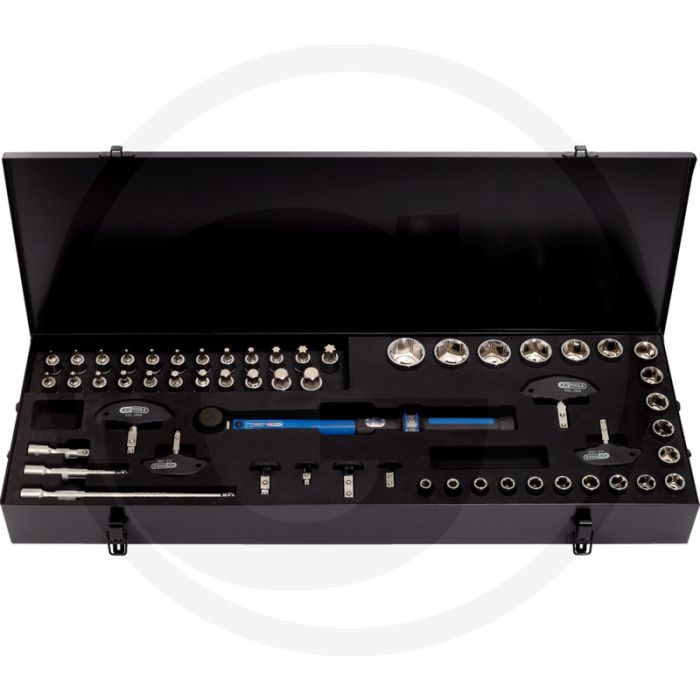 Ks tools 1/2" ergotorque®precision momentsleutel- 52-dlg set met 10-100nm bereik Ks tools 1/2" ergotorque®precision momentsleutel- 52-dlg set met 10-100nm bereik
