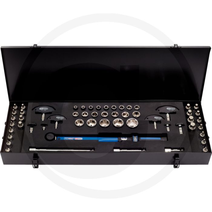 Ks tools 1/2" ergotorque®precision momentsleutel- 52-dlg set met 20-200nm bereik Ks tools 1/2" ergotorque®precision momentsleutel- 52-dlg set met 20-200nm bereik