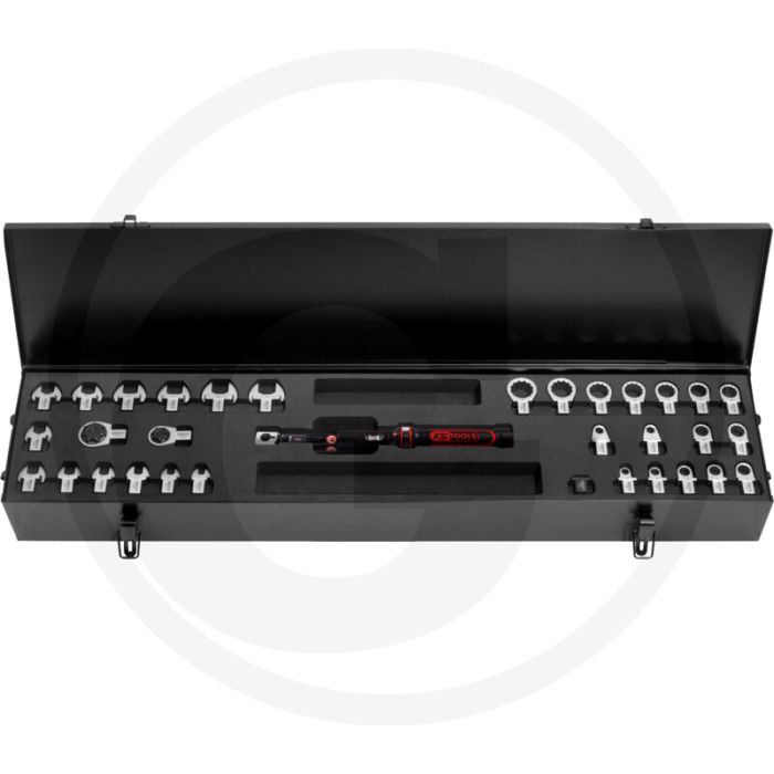 Ks tools ergotorque®precision momentsleutel 9x12mm, 33-dlg, 1-25nm, din en iso 6789:2003