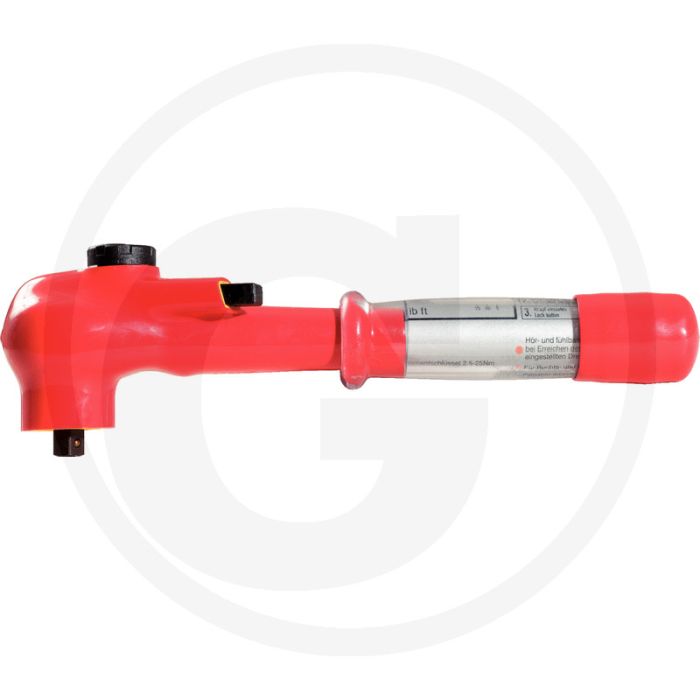 Ks tools 3/8" isolierter momentsleutel 5-50nm din en iso 6789:2003