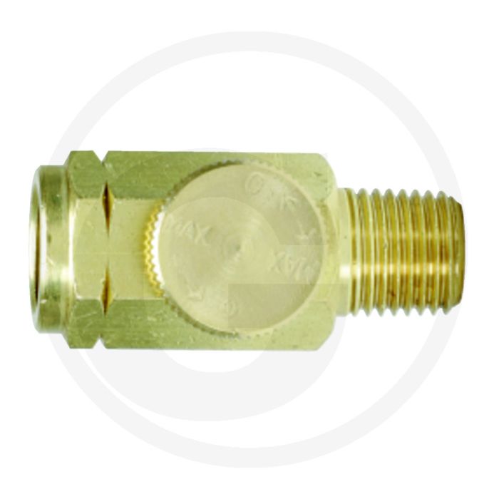 Ks tools 1/4" messing-lucht-regulaar met regulierungsrad