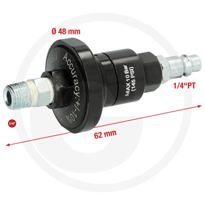 Ks tools Druckluftminderer von maximal 10,0 bar auf 6,2 bar - regulierte Luftdurchgangsmenge Ks tools Druckluftminderer von maximal 10,0 bar auf 6,2 bar - regulierte Luftdurchgangsmenge