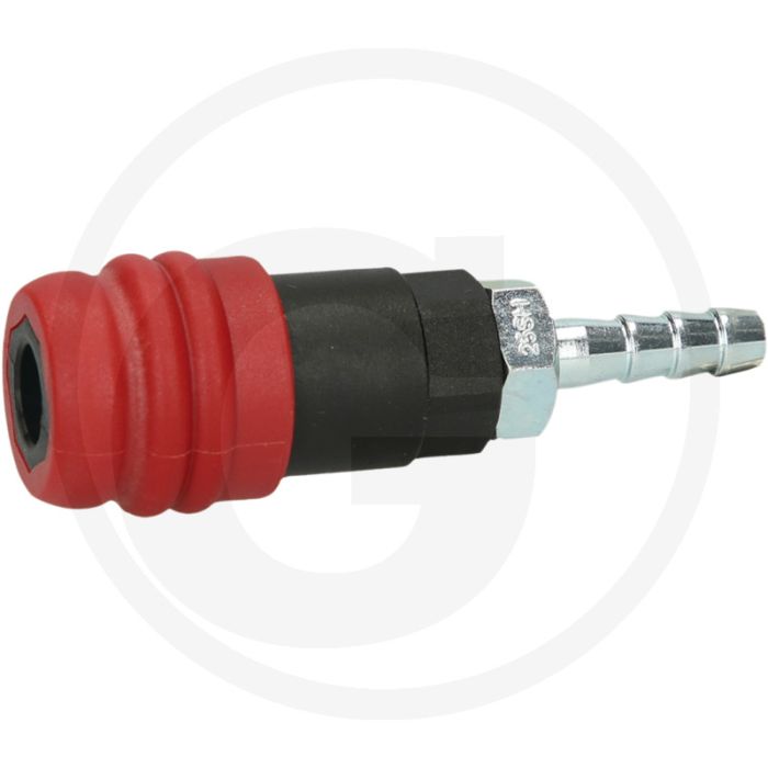 Ks tools 2 stufen-sicherheitskupplung mit schlauchtülle - selbstdichtend, nennweite 7,0 mm Ks tools 2 stufen-sicherheitskupplung mit schlauchtülle - selbstdichtend, nennweite 7,0 mm