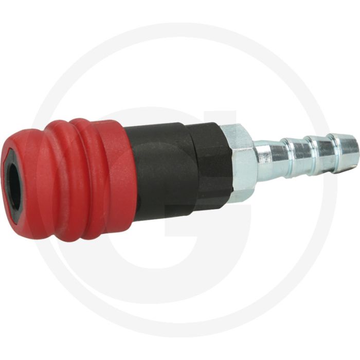 Ks tools 2 stufen-sicherheitskupplung mit schlauchtülle - selbstdichtend, nennweite 7,0 mm Ks tools 2 stufen-sicherheitskupplung mit schlauchtülle - selbstdichtend, nennweite 7,0 mm