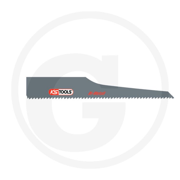 Ks tools decoupeerzaagblad, 18zpz, pak van 5 - ideaal voor buntmetall, rostfreien stahl, stahlblech - 45 tanden - 1,0 mm dikte