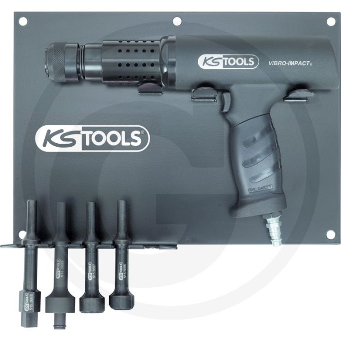 Ks tools pneumatische beitel/hamerset 6-delig met trillingsdemping Ks tools pneumatische beitel/hamerset 6-delig met trillingsdemping