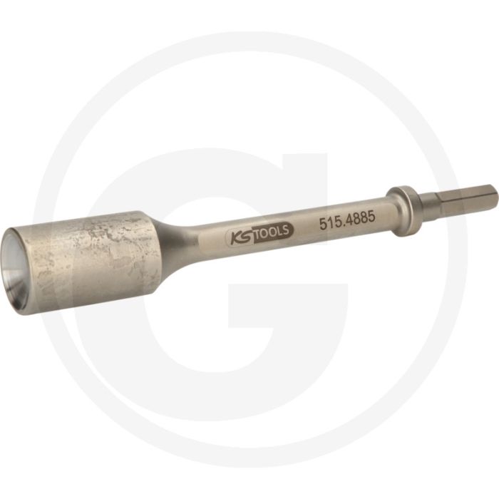 Ks tools vibro-impact konkaver einsatz, 300 mm - druckluft-meißeladapter 15 mm