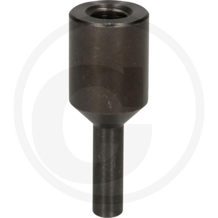Ks tools spanndorn für gummi-radierteller, 6 mm - mit m8 gewinde - Ø 6 mm schacht