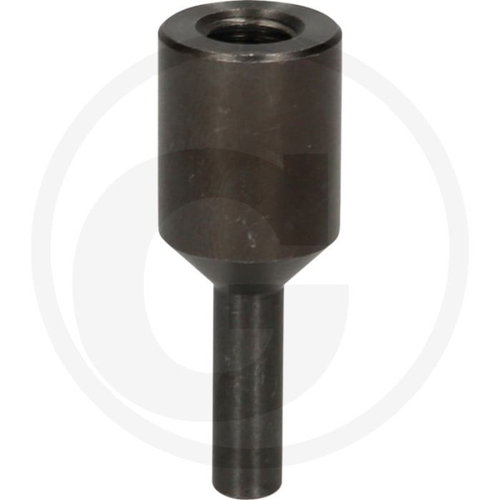 Ks tools spanndorn für gummi-radierteller, 6 mm, m8 gewinde, 40 mm lengte