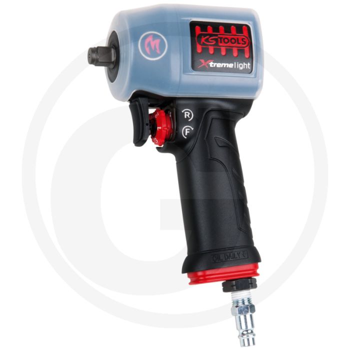 Ks tools 3/8" minimonster xtremelight slagmoersleutel met 3-fach drehmomentvorwahl