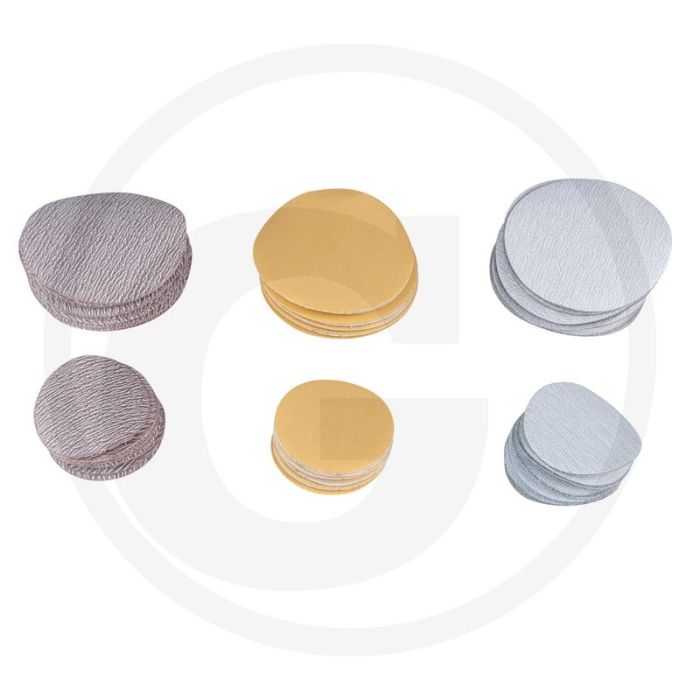 Disques abrasifs Ks Tools, grain 600, Ø 75 mm, 10 par paquet – pour le lissage et l’ébarbage des arêtes
