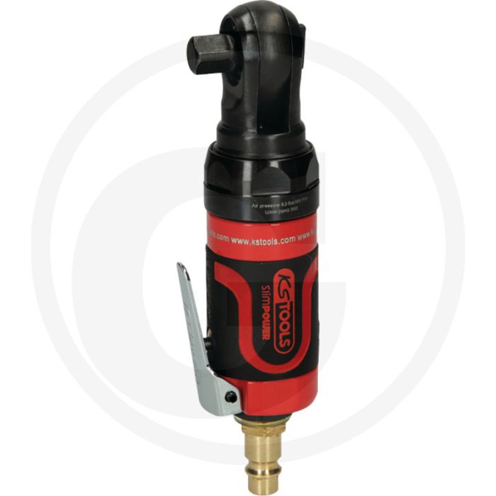 Ks tools 3/8" slimpower mini-druckluft-umschaltratsche 34nm - kleine baugröße & stufenlose geschwindigkeitsregulierung Ks tools 3/8" slimpower mini-druckluft-umschaltratsche 34nm - kleine baugröße & stufenlose geschwindigkeitsregulierung