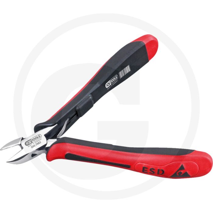 Ks tools esd zijsnijtang 125 mm - geschikt voor zacht staal en koperdraad Ks tools esd zijsnijtang 125 mm - geschikt voor zacht staal en koperdraad