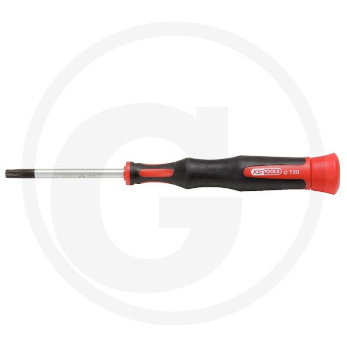 Ks tools esd precisie-schroevendraaier +boring, tb20 - ergonomisch gevormd, 2-komponentengriff, gehärtete klinge Ks tools esd precisie-schroevendraaier +boring, tb20 - ergonomisch gevormd, 2-komponentengriff, gehärtete klinge