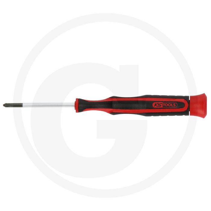 Ks tools feinmechanik-schraubendreher, ph1 x 4,0 mm - ergonomisch elektronik-schraubendreherheft