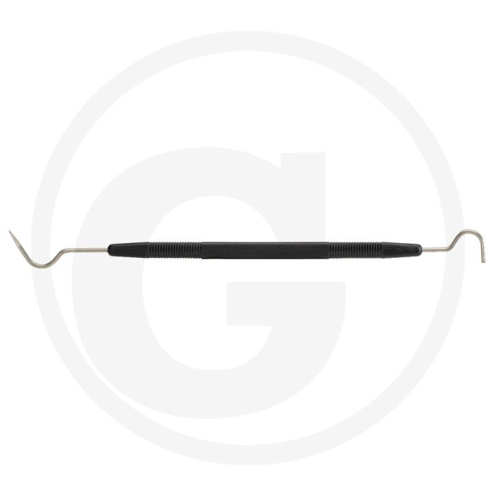 Ks tools haak, 45° lang, 90° lang - speciaal staal - 185x30x8 mm, 11g