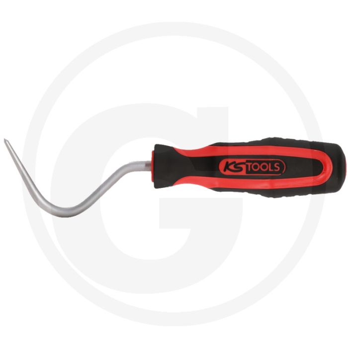 Ks tools haak, groot, sikkelvorm - 2-komponentengriff - breedte 90mm