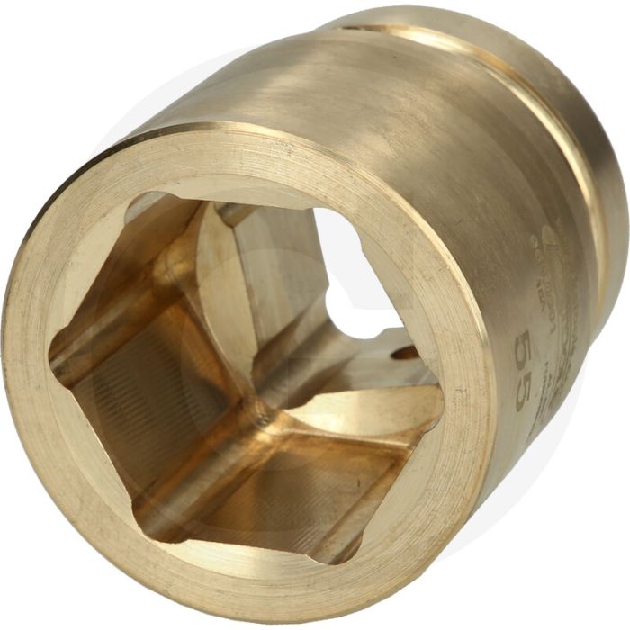 Ks tools 1.1/2" bronzeplus vonkvrije dopsleutel, 6-kant, 6 - explosiebestendig Ks tools 1.1/2" bronzeplus vonkvrije dopsleutel, 6-kant, 6 - explosiebestendig