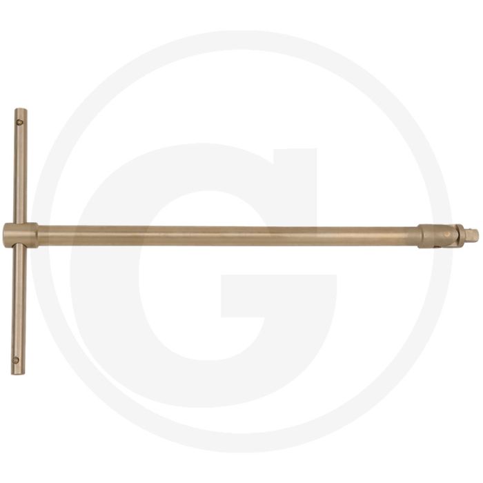 Ks tools bronze t-gelenkschlüssel 1/2" 460 mm - vonkvrij, corrosiebestendig, scharnierend