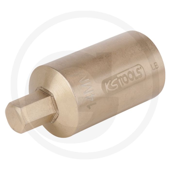 Ks tools bronze bit-stecknuss innensechskant 3/4" - vonkvrij, corrosiebestendig, 480g Ks tools bronze bit-stecknuss innensechskant 3/4" - vonkvrij, corrosiebestendig, 480g