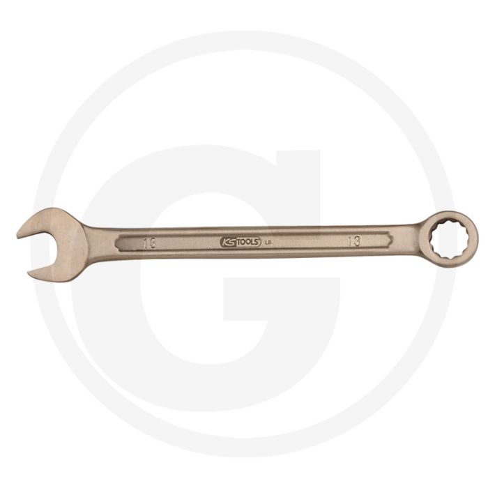 Ks tools bronze ringmaulschlüssel 1.3/16" - vonkvrij, 15° bekhoek, corrosiebestendig Ks tools bronze ringmaulschlüssel 1.3/16" - vonkvrij, 15° bekhoek, corrosiebestendig