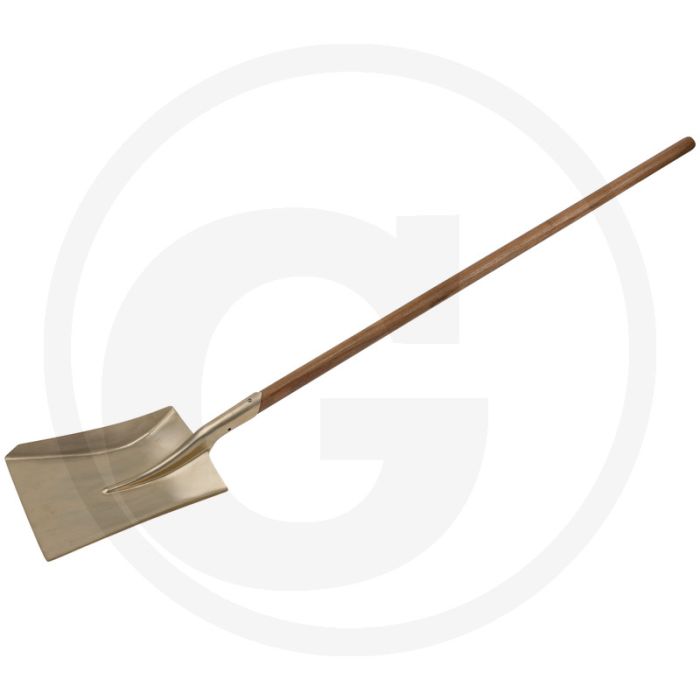 Ks tools bronze randschaufel gerader stiel - aluminium-bronze, 270mm breed, vonkvrij, corrosiebestendig