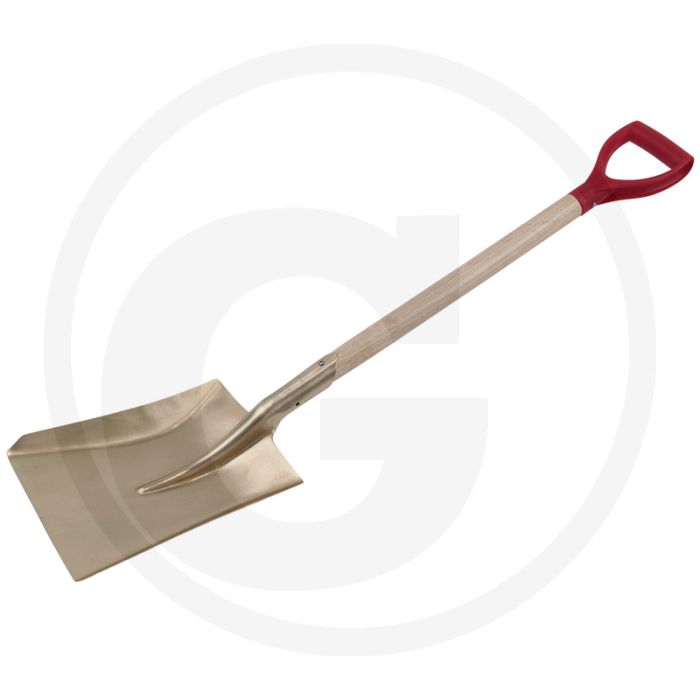 Ks tools bronze randschaufel d-stiel - vonkvrij, corrosiebestendig, 240mm breed Ks tools bronze randschaufel d-stiel - vonkvrij, corrosiebestendig, 240mm breed