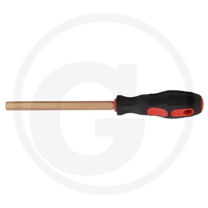 Ks tools bronze schraubendreher innensechskant 8x - vonkvrij, 6-kant, 2-komponentengriff Ks tools bronze schraubendreher innensechskant 8x - vonkvrij, 6-kant, 2-komponentengriff