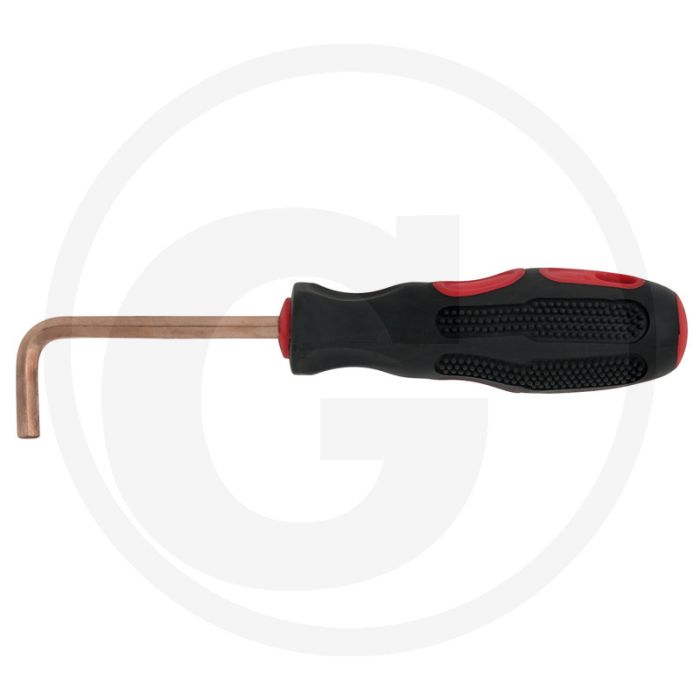 Ks tools bronze schraubendreher innensechskant, g - 6-kant, 90° gebogen, vonkvrij Ks tools bronze schraubendreher innensechskant, g - 6-kant, 90° gebogen, vonkvrij