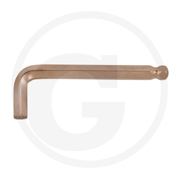 Ks tools beryllium innensechskant-winkelstiftschl. 6-kant, kurz, funkenfrei, explosionsgeschützt, korrosionsbeständig, bruchfest - 55x18x3mm Ks tools beryllium innensechskant-winkelstiftschl. 6-kant, kurz, funkenfrei, explosionsgeschützt, korrosionsbeständig, bruchfest - 55x18x3mm