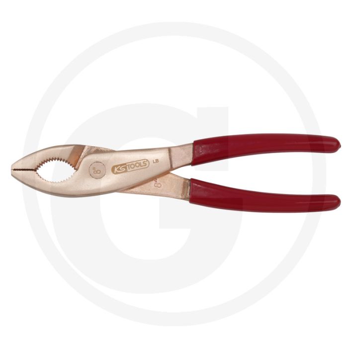 Ks tools beryllium gasrohrzange 210 mm - vonkvrije, explosiebestendige en corrosiebestendige tang Ks tools beryllium gasrohrzange 210 mm - vonkvrije, explosiebestendige en corrosiebestendige tang
