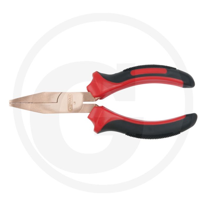 Ks tools beryllium flachzange 120 mm - vonkvrije, explosionsbestendige tang met 2-komponentengriff Ks tools beryllium flachzange 120 mm - vonkvrije, explosionsbestendige tang met 2-komponentengriff