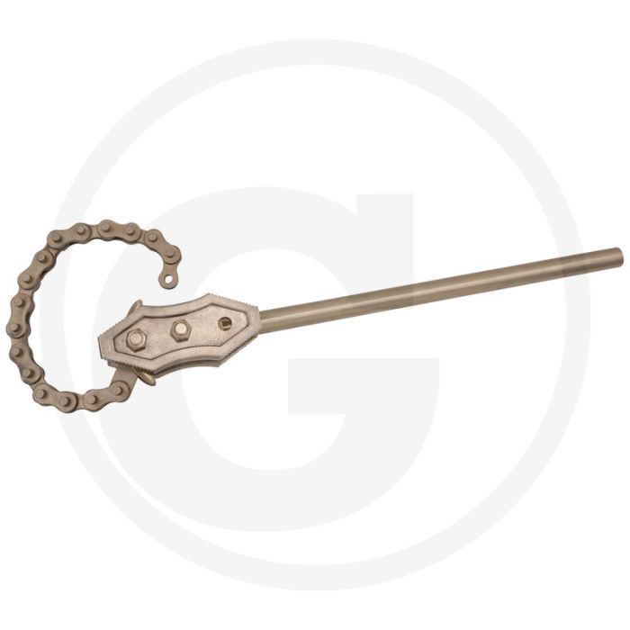 Ks tools bronze kettenrohrzange, Ø max.38mm - vonkvrij, explosiebestendig, corrosiebestendig Ks tools bronze kettenrohrzange, Ø max.38mm - vonkvrij, explosiebestendig, corrosiebestendig