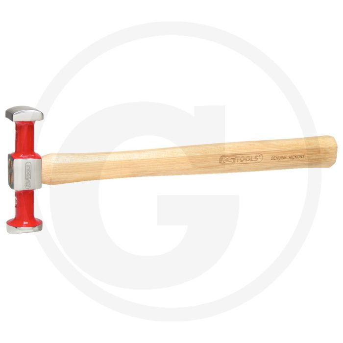 Ks tools uitdeukhamer, rond / vierkant, 325 mm, esche-stiel, 390 gram
