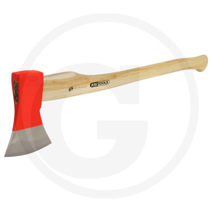 Ks tools aks met houten steel, 1.250 gram - gesmede uitvoering Ks tools aks met houten steel, 1.250 gram - gesmede uitvoering