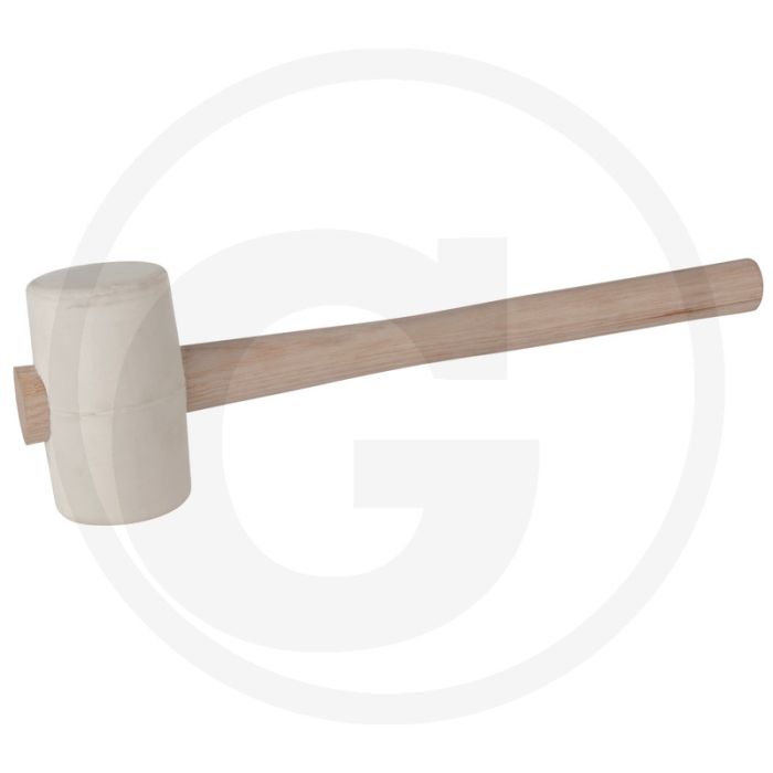 Ks tools ks tools gummihammer weiss, 735g - konisch hickory-einsteck-stiel