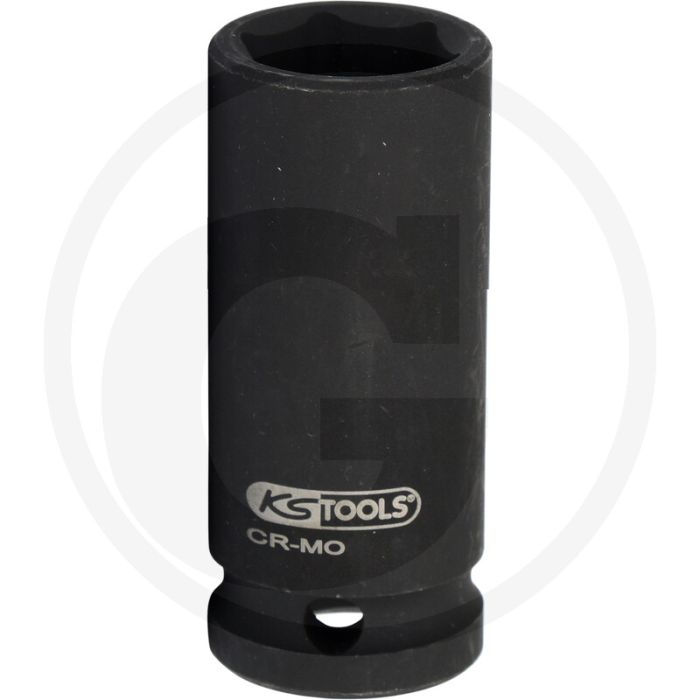 Ks tools 1.1/2" sechskant-kraft-stecknuss, lang, 41mm - chrom-molybdän stahl, din 3129/iso 2725-2 Ks tools 1.1/2" sechskant-kraft-stecknuss, lang, 41mm - chrom-molybdän stahl, din 3129/iso 2725-2