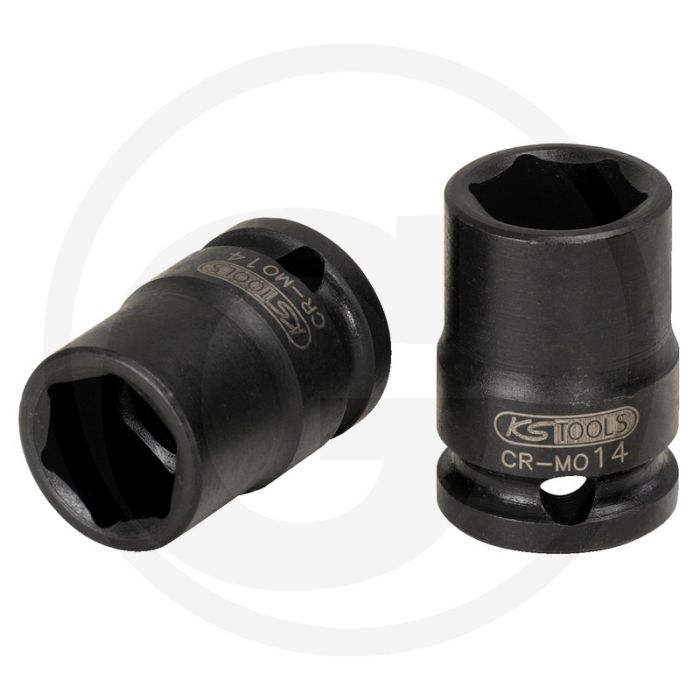 Ks tools 1/4" dopsleutel, kracht kort, 3/16" - 6-kant, voor maschinenbetätigung Ks tools 1/4" dopsleutel, kracht kort, 3/16" - 6-kant, voor maschinenbetätigung