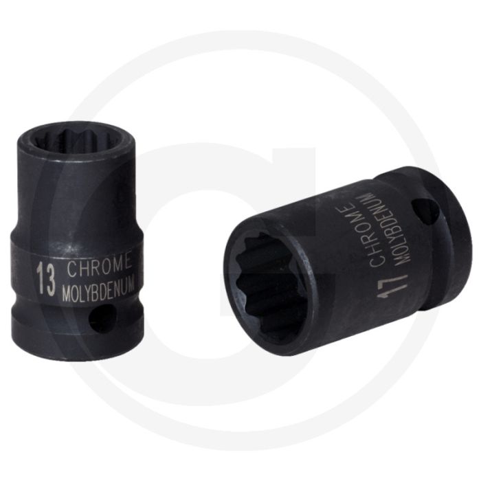Ks tools 3/8" dopsleutel, twaalfkant, kracht kort, 15 mm - super chroom-molybdeenstaal Ks tools 3/8" dopsleutel, twaalfkant, kracht kort, 15 mm - super chroom-molybdeenstaal