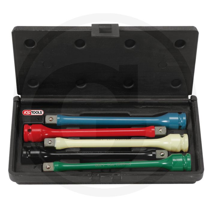 Ks tools 1/2" Kraftverlängerungssatz mit Drehmoment, 5-teilig, 90-135nm - zum kontrollierten Anziehen von Schrauben