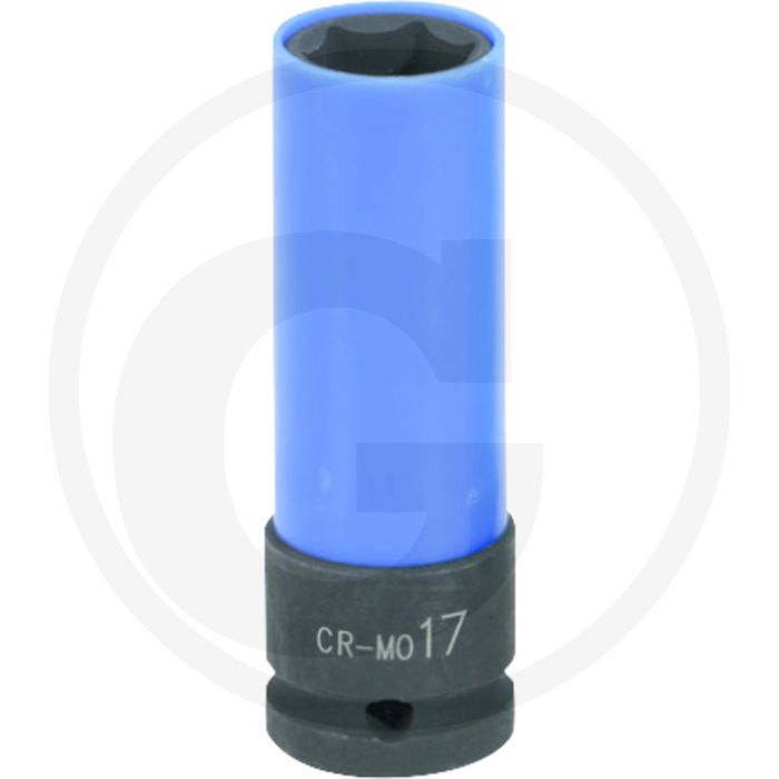 Ks tools 1/2" dopsleutel voor alu-velgen, lang, 17 mm, kunststofbescherming Ks tools 1/2" dopsleutel voor alu-velgen, lang, 17 mm, kunststofbescherming