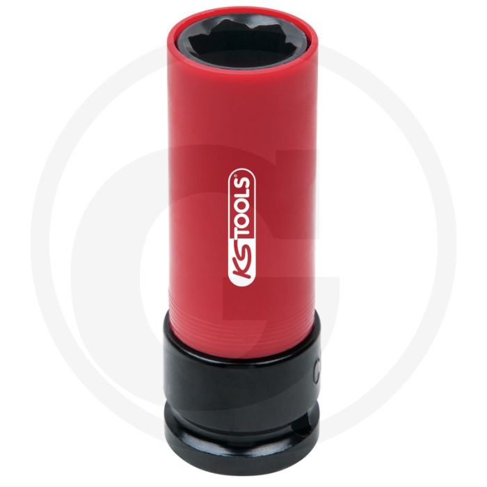 Ks tools sonderprofil-felgenstecknuss 17 mm voor mercedes-spezialprofil radschrauben Ks tools sonderprofil-felgenstecknuss 17 mm voor mercedes-spezialprofil radschrauben