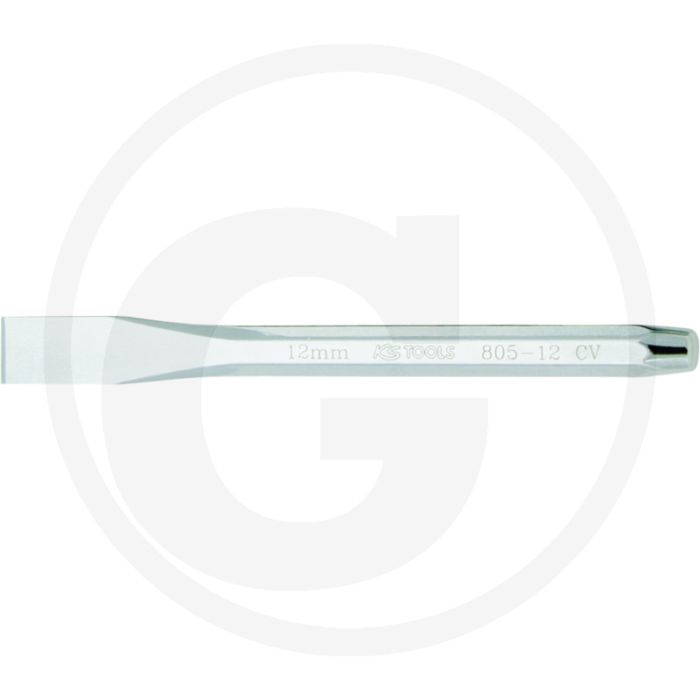 Ks tools koudbeitel, 8-kant, hoogglans verchromt, 130 mm lang Ks tools koudbeitel, 8-kant, hoogglans verchromt, 130 mm lang