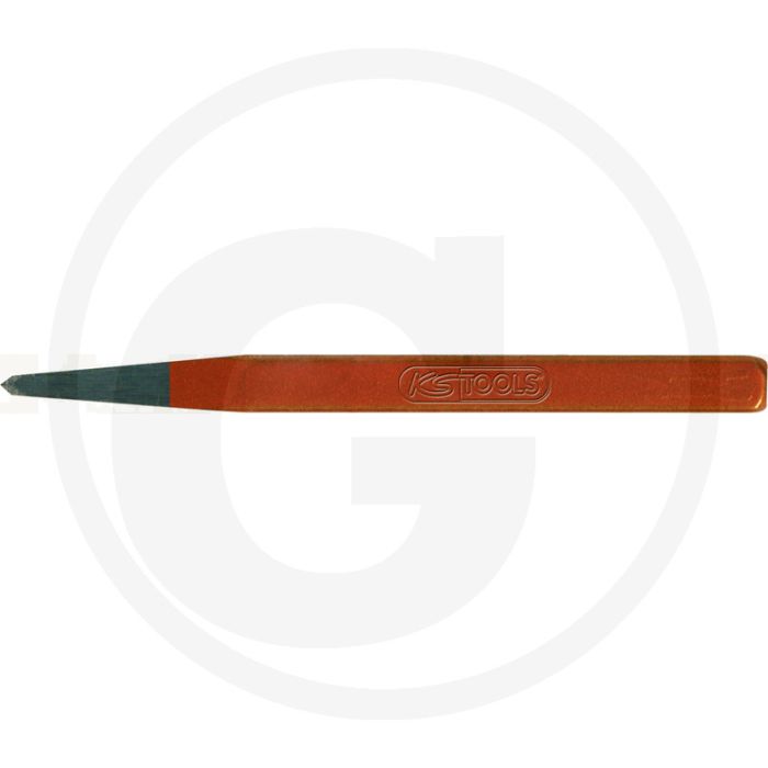 Ks tools tegelbeitel, 4-kant, 8x200 mm - geharde slagkop Ks tools tegelbeitel, 4-kant, 8x200 mm - geharde slagkop