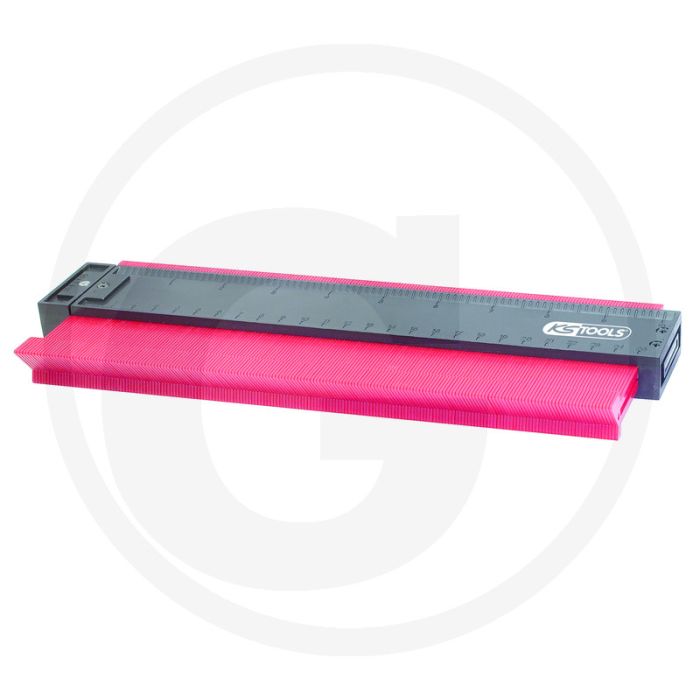 Ks tools contourmal kunststof 250 mm met 4 magneten Ks tools contourmal kunststof 250 mm met 4 magneten